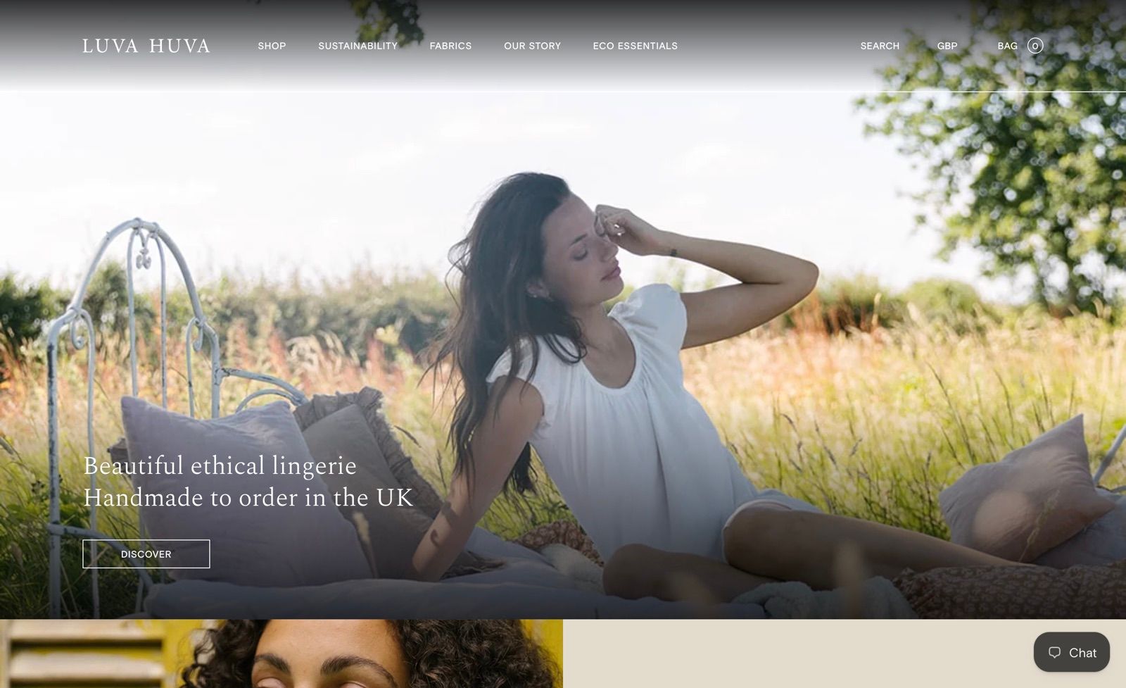 Luva Huva website