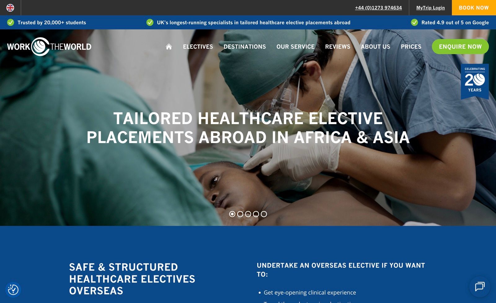 Work the World website